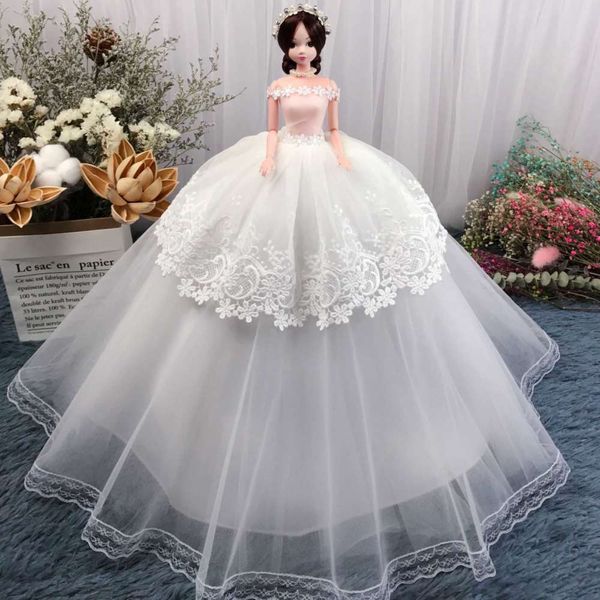 

50cm creative wedding dress doll princess set girl gift children's toys