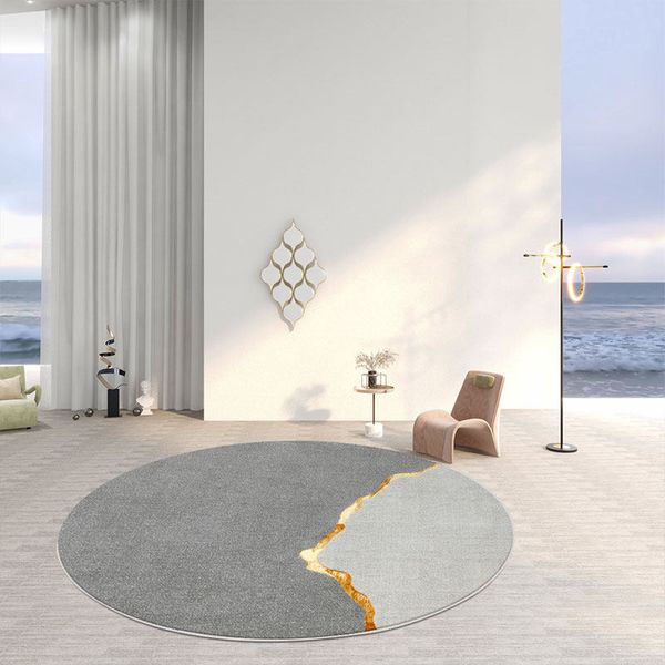 

villa luxury round carpet living room home nordic rugs for bedroom decor soft coffee table floor mat thick piano area rug