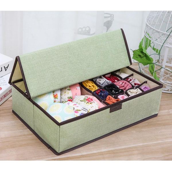 

storage drawers folding hard board cover underwear box dustproof wardrobe drawer divider organizer boxes home clothing