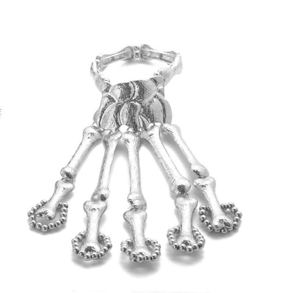 

finger skeleton bracelet for women wearing in the bracelet skull hop ghost creative skeleton hip finger halloween fashion p m3w9, Golden;silver