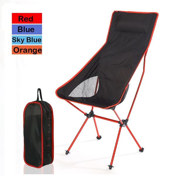

camp furniture portable folding chair outdoor camping picnic bbq travel fishing home office max weight to bear 300kg
