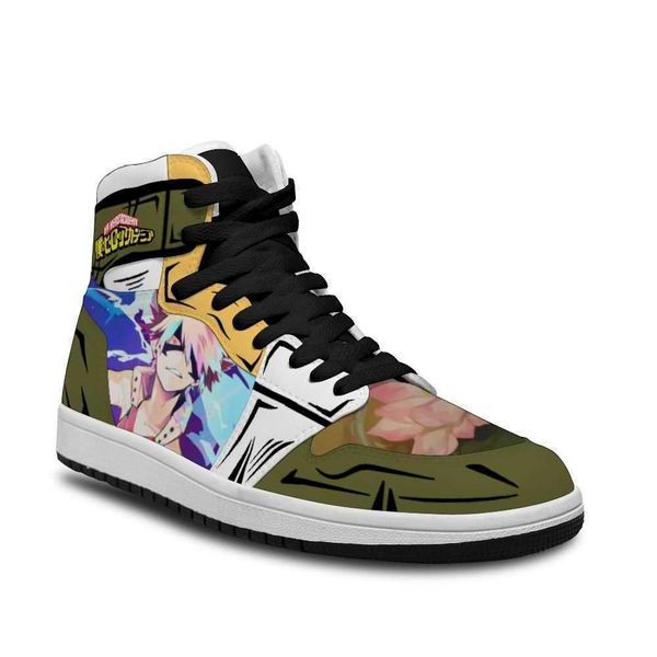 

2021 my hero academia diy printed sports japanese anime cartoon non-slip casual shoe for man trend basketball shoes wkn2