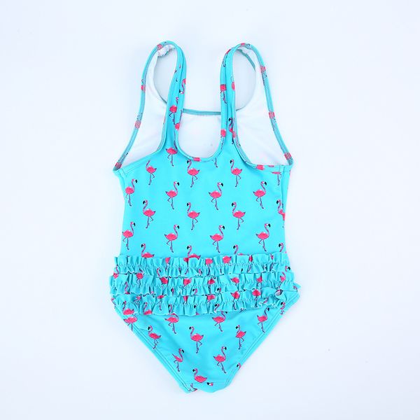

piece printed girls' and one middle school children's lovely better spring swimsuit, White;black
