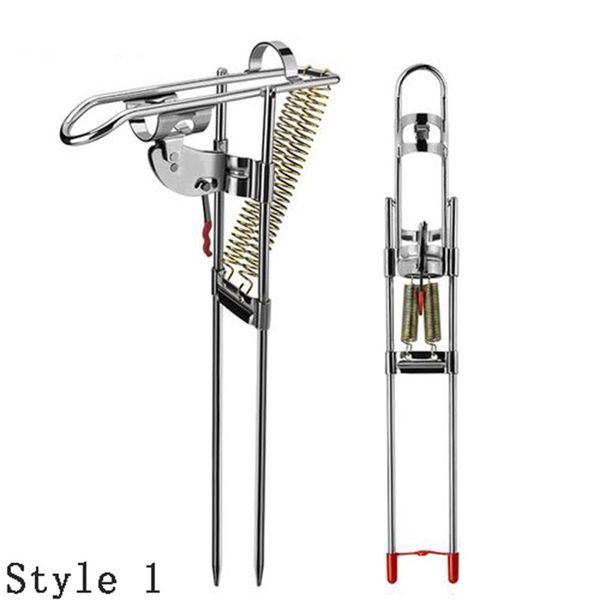

fishing rod holder spring automatic full stainless steel adjustable sensitivity folding accessories bracket