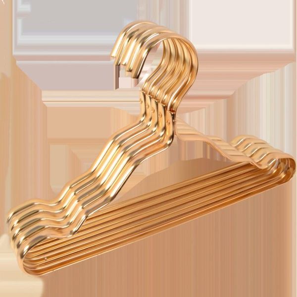 

hangers & racks 10pcs clothes rack anti-slip metal home wardrobe space saver-abux