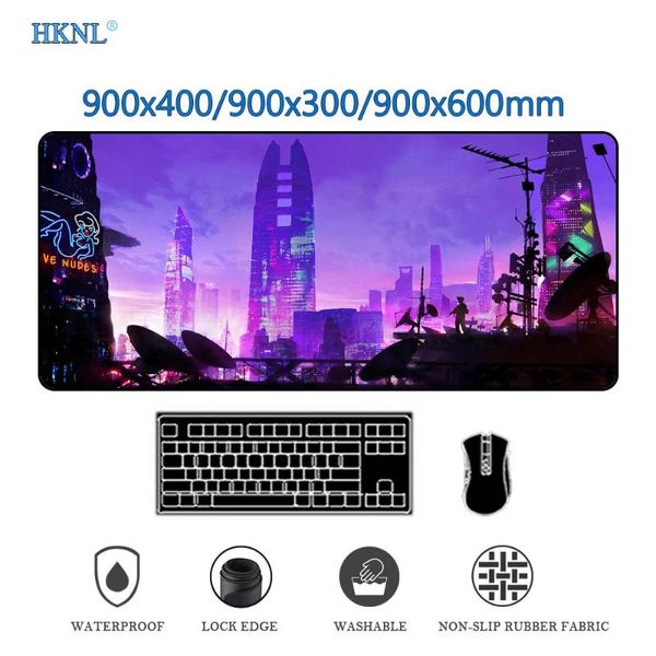 

mouse pads & wrist rests pad purple table gaming computer carpet mat mesa gamer accessories league of legends mausepad anime 90x40