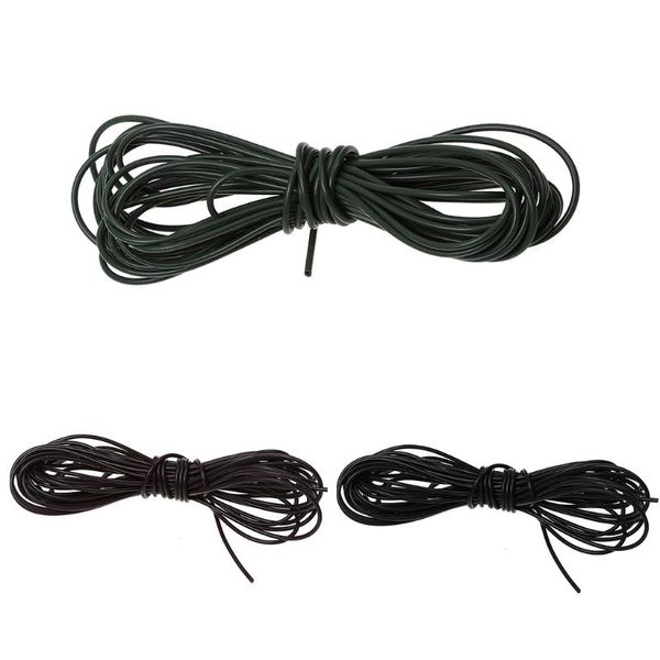 

5m silicone rig tube sleeve 1mm pretend fishing lines for carp brown accessories