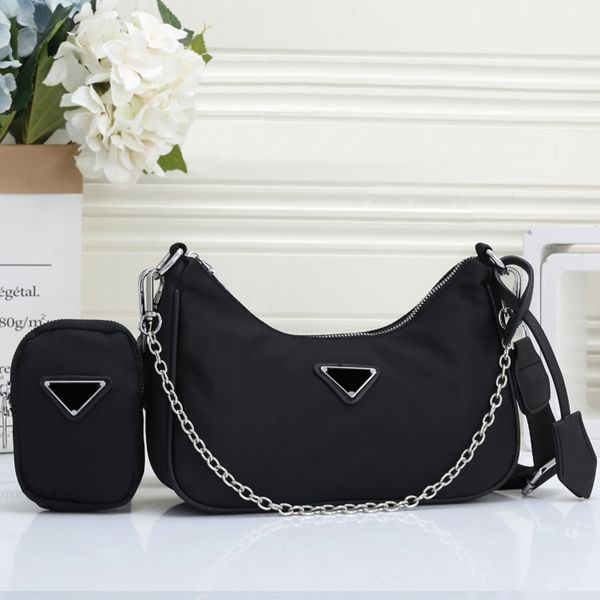 

re edition 2005 nylon bag brand luxury designer handbag wallet women lady crossbody bags hobo came purse black baguette package triad clutch