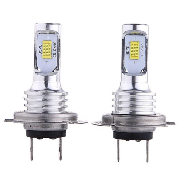 

car headlights 2pcs h7 led headlight bulbs conversion kit beam 80w 4000lm 6000k super bright 3570 lights source wholesale