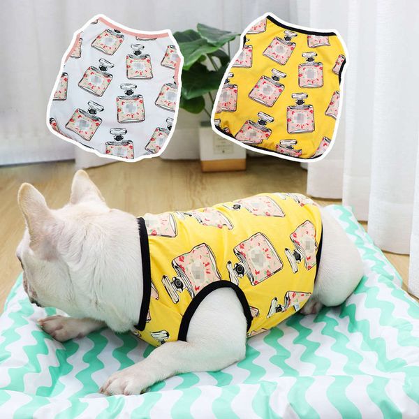 

the dog clothes fadou vest summer thin pug bulldog fat short body dog clothes pet