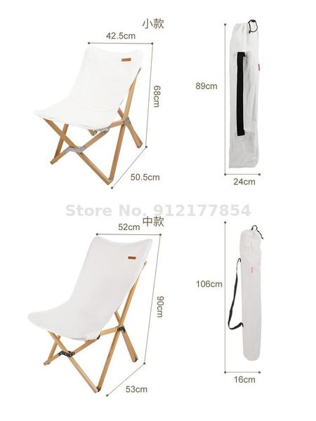 

camp furniture outdoor folding chair portable solid wood camping canvas fishing leisure beach director back stool
