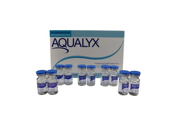 

beauty items aqualyx fat dissolving solution body slimming 10*8ml for double chin