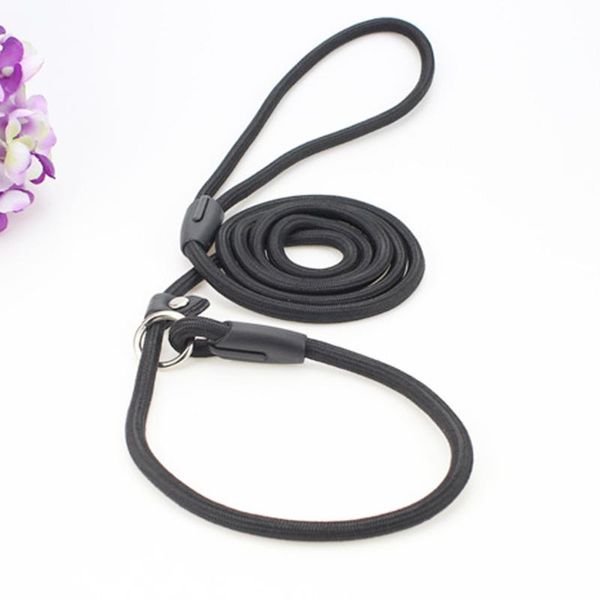 

integrated design nylon pets accessoies thick buckle dog rope durable leash lead walking running adjustable wear-resistant s-l collars & lea