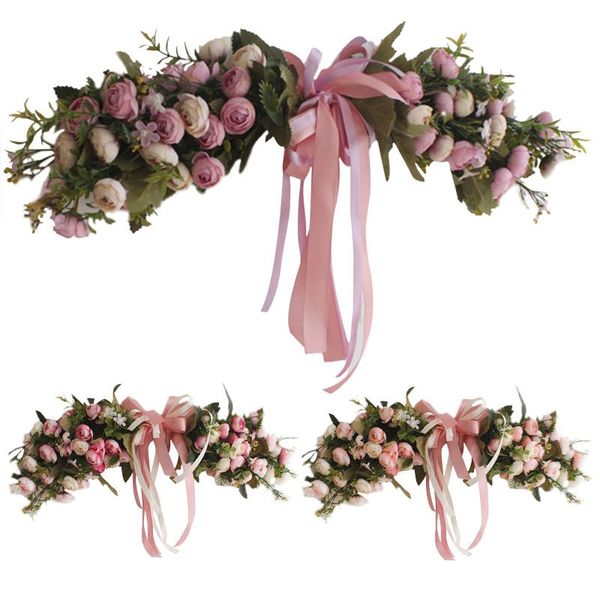 

artificial flower silk cloth wedding holiday wall door decoration decorative flowers & wreaths