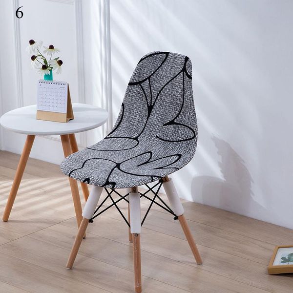 

chair covers nordic shell cover armless banquet home textiles stretch slipcover seat modern dining