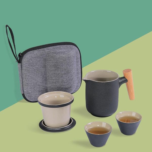 

mugs portable porcelain tea set creative kaike cup outdoor kongfu ceramic travel