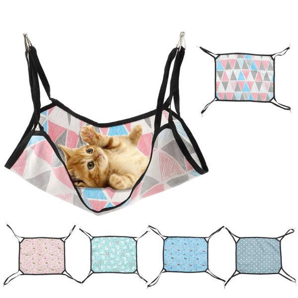 

cat beds & furniture 5pcs small pet kitten hammock hanging sleep bed nest swing cage accessory