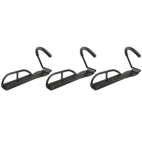 

hooks & rails 3pcs wall-mounted bike hook durable hanger practical storage rack