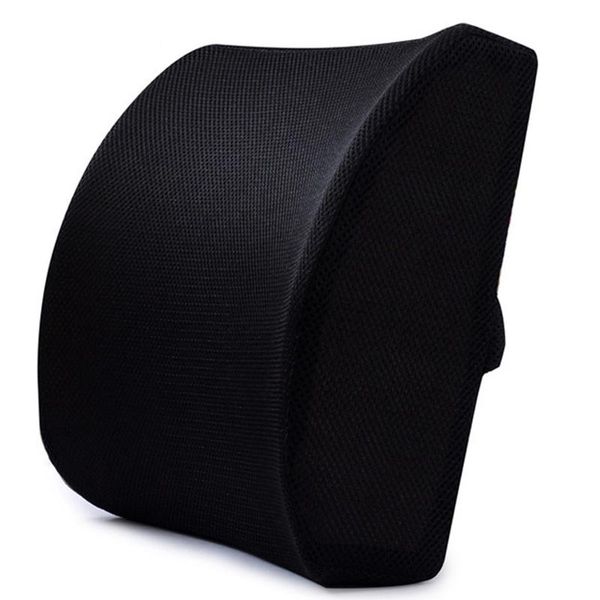 

seat cushions 3 color soft memory foam lumber support back massager pillow waist cushion for car chair home office relieve pain