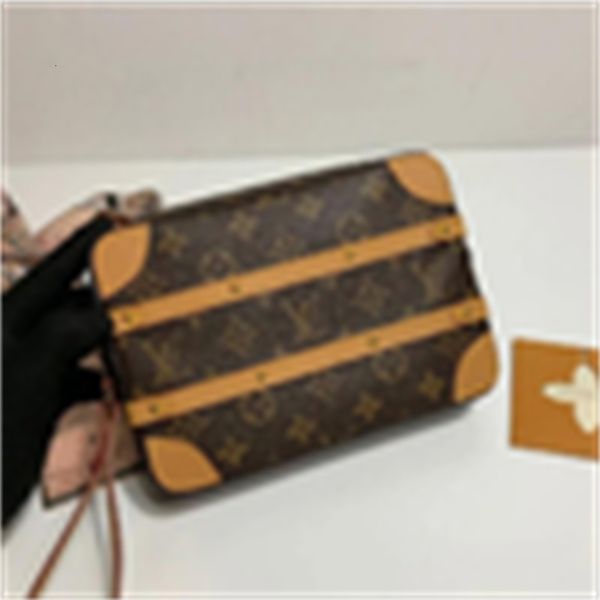 

wallet m44355 presbyopia box bag real leather long wallets chain designer pouches key card holders phone cases purse clutches luxury evening, Red;black