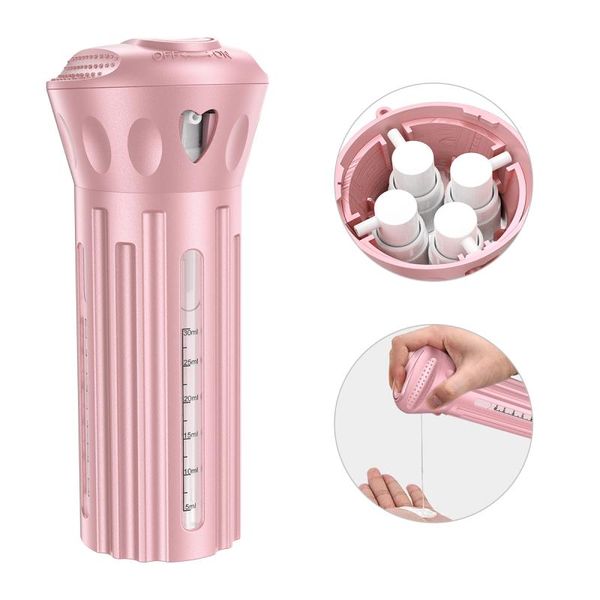 

portable 4 in 1 travel bottles perfume shampoo shower lotion bottling gel emulsion sub multi cosmetics storage 30ml*4 liquid soap dispenser