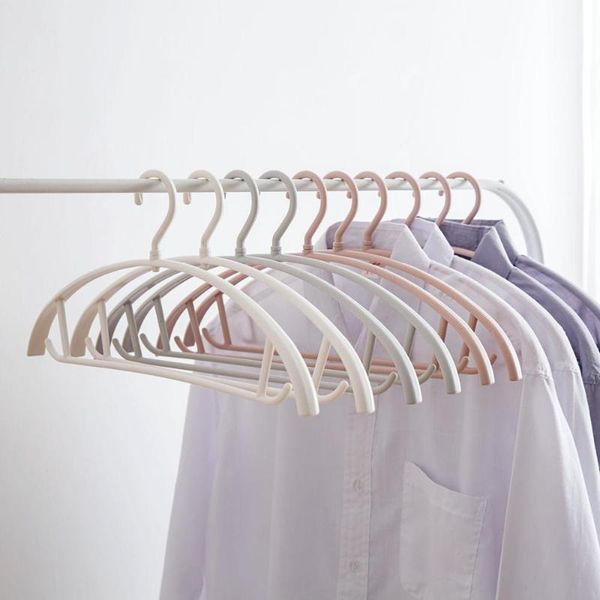 

non-slip seamless hanger dormitory rotating clothes drying rack household plastic clothing hangers & racks