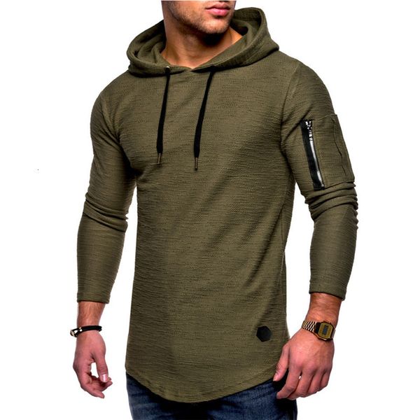 

men's casual shirts autumn and winter jacquard round neck hooded long-sleeved arm zipper stitching long sweater l68w, White;black