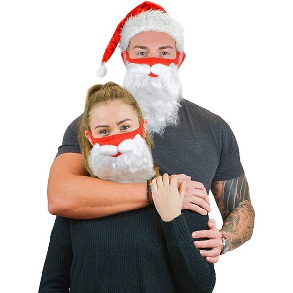 

station international santa claus beard mask party drs accsori