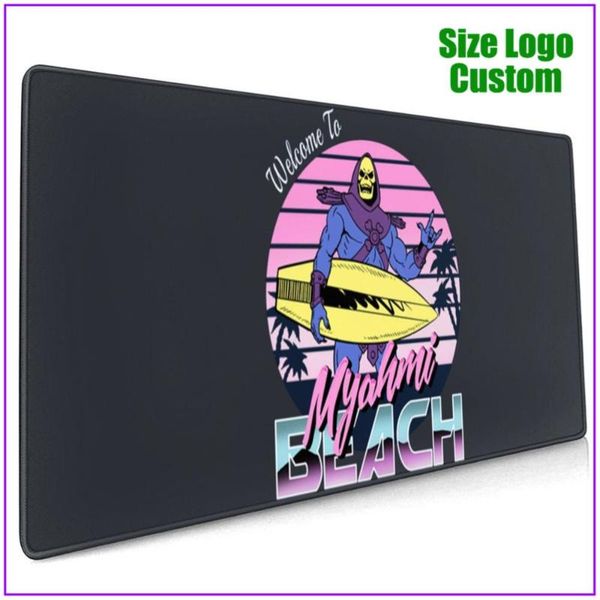

mouse pads & wrist rests funny skeletor myah'mi beach fantasy 80's he-man extended alfombrilla raton pad with support gel personal