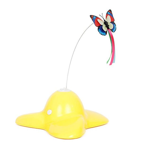

electric cat toy interactive pet butterfly rod stick toys