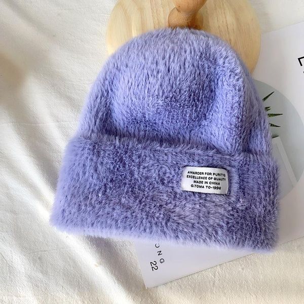 

beanies women fashion beanie hat men winter letter casual knit solid color autumn warm cap outdoor melon