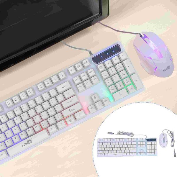 

keyboard mouse combos 1 set wired gaming combo pc gamer computer laptop