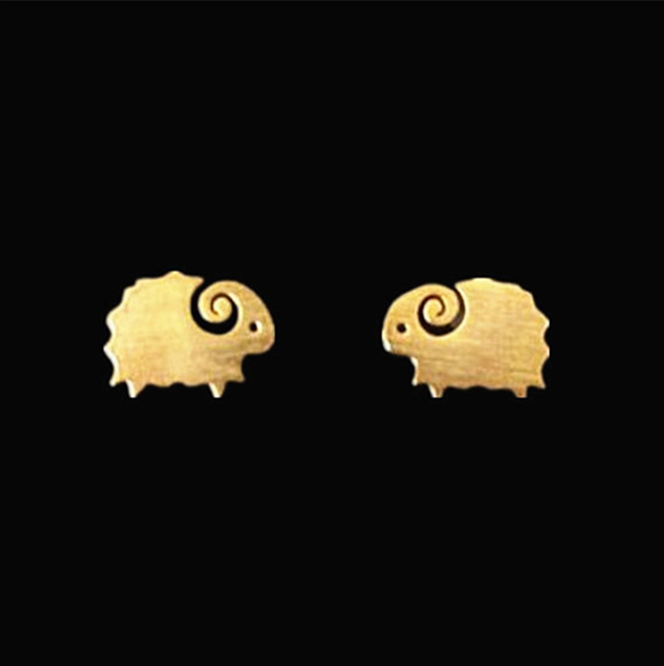 

animal cute design earring studs elegant fashion women jewelry girl gifts nice bdceh stud, Golden;silver