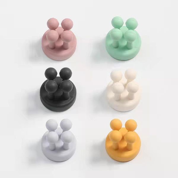 

hooks & rails lovely cartoon shape silicone sucker strong self adhesive door wall hangers kitchen bathroom heavy load rack cup hook