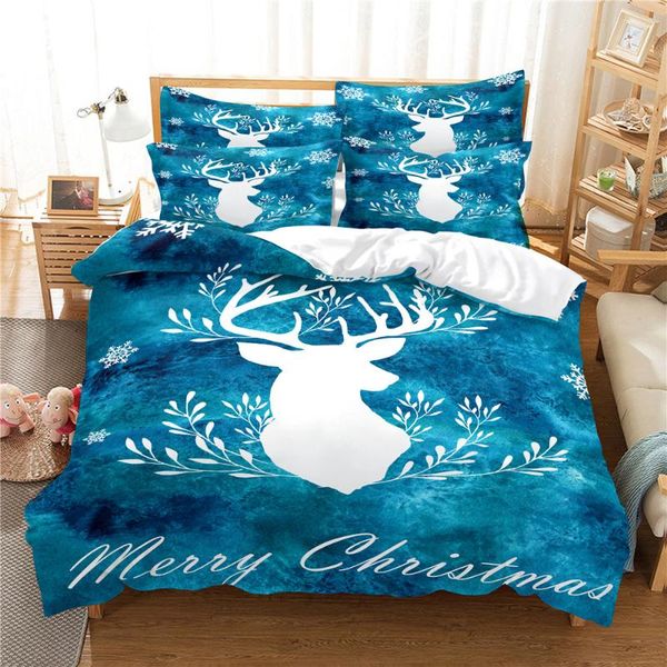 

bedding sets elk 3d set  duvet cover bed cotton bedroom