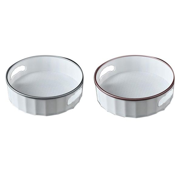 

non-slip rotating storage tray fruit dried plastic deskfor kitchen & organization