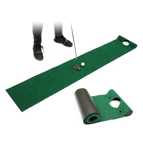 

golf training aids putting mat thick smooth practice carpet rug set ball return green for indoor home office