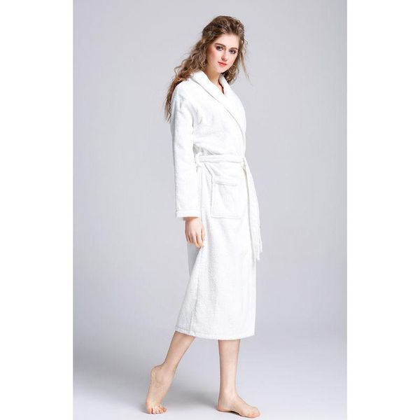 

towel el spa collection robe, optic white 5 star robe 100% cotton sweat bath robes