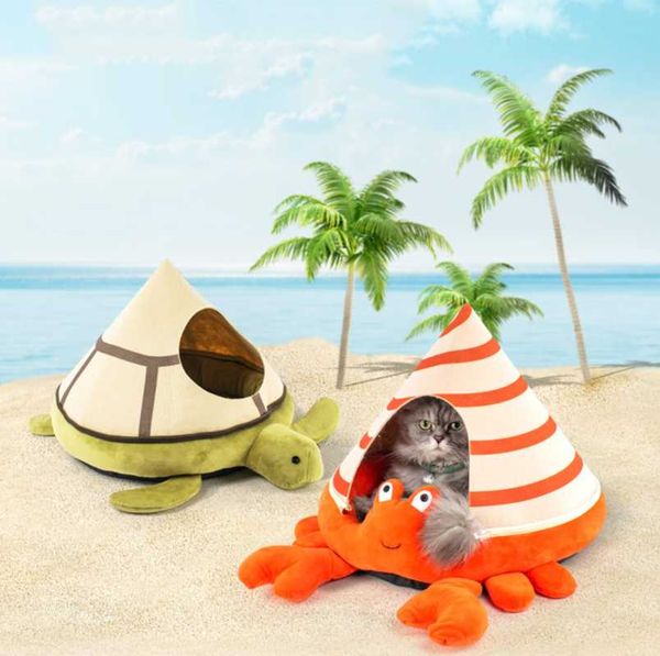 

cat beds & furniture four seasons universal litter house semi-enclosed dog kennel winter warm kitten pet supplies