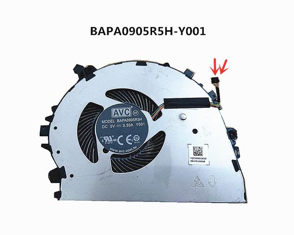 

fans & coolings original lapnotebook cpu cooling fan for avc bapa0905r5h-y001-y002-y004