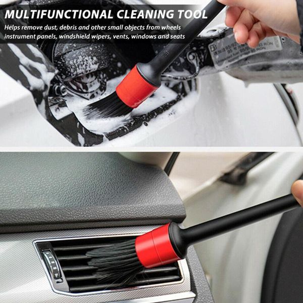 

100% brand car cleaning detail brushes care inside outside pp rubber wire sponge