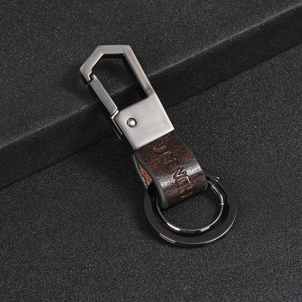 

5Pieces/LotBusiness Leather Keychain Handmade Original Retro Leather Ornament Simple Gift Unisex Leather