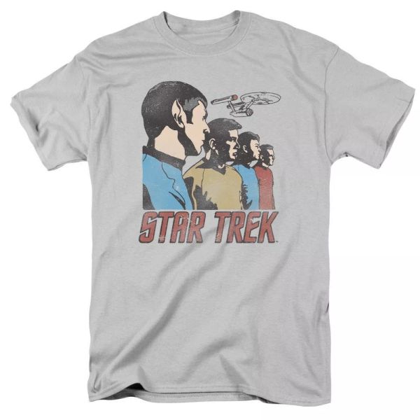 

star trek federation men tv show t-shirt sizes s-3x new, White;black