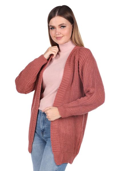 

women's knits & tees open front rose color womens knitwear cardigan, White
