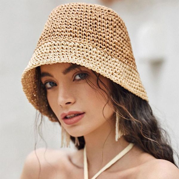 

outdoor hats bonÃ© exterior 2021 summer beach caps elegant women's color anti-uv matching sun shade fisherman bucket hat #yj, Black;white