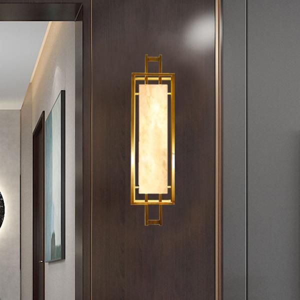 

wall lamp chinese style living room background copper marble bedroom corridor aisle bedside