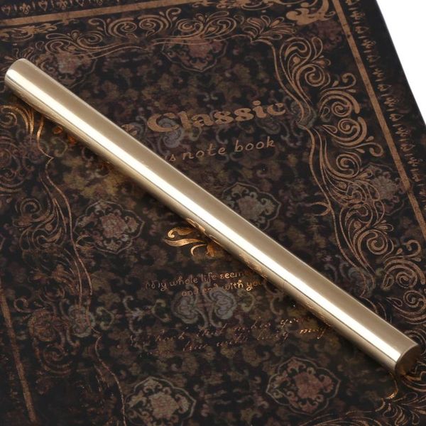 

gel pens gold minimalism superfine ballpoint pen pure brass stationery