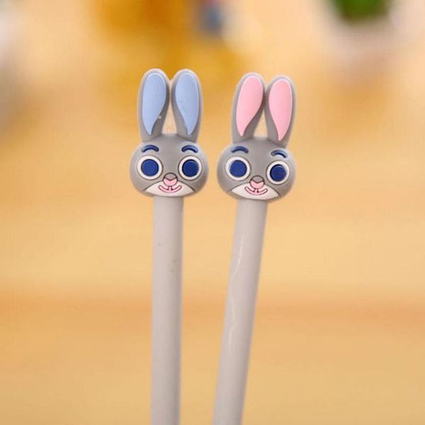 

gel pens 4 pcs creative cute cartoon lovers signature pen 0.5mm ink for office and school supplies korean stationery
