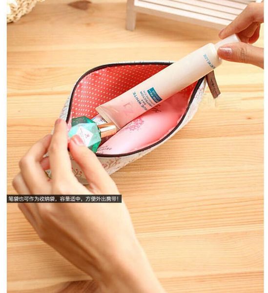 

kawaii canvas cute floral transportation school fabric zipper box tree pen supplies pencil bags