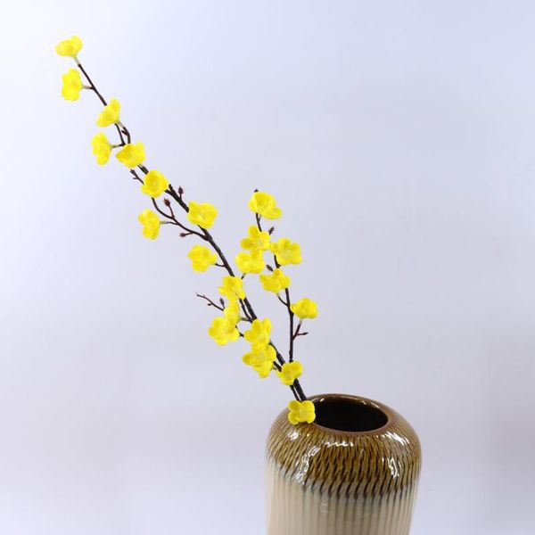 

single branch chinese plum artificial flower wedding home decoration arrangement landscaping fake decorative flowers & wreaths